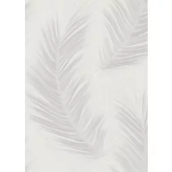   Erismann Aurora, vlies, vinyl anyagú, fehér, szürke, csillámos színű, tollas, Modern tapéta