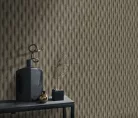 Erismann Fashion for Walls 5, vinyl, vlies anyagú, barna színű, 3d, hullámos, Modern tapéta