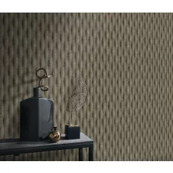   Erismann Fashion for Walls 5, vinyl, vlies anyagú, barna színű, 3d, hullámos, Modern tapéta