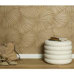   Erismann Fashion for Walls 5, vinyl, vlies anyagú, barna, arany színű, 3d, geometriai, Modern tapéta