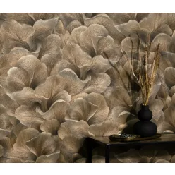   Erismann Fashion for Walls 5, vinyl, vlies anyagú, barna színű, 3d, virágos, Modern tapéta