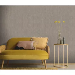   Erismann Pure Harmony, vinyl, vlies anyagú, barna, ezüst színű, vonalas, Modern tapéta