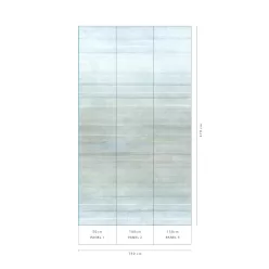   Erismann Pure Harmony, vinyl, vlies anyagú, kék, zöld színű, vonalas, Modern poszter
