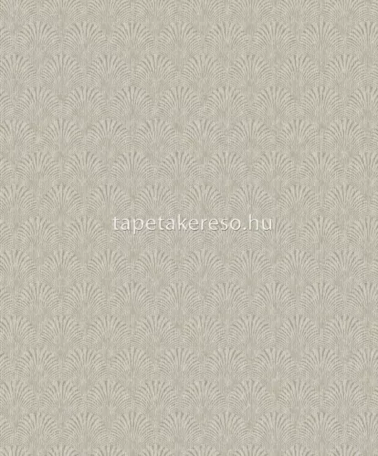 Galerie Wallcoverings Boutique vlies anyagú szürke, gyöngyház színű art deco, geometriai modern tapéta