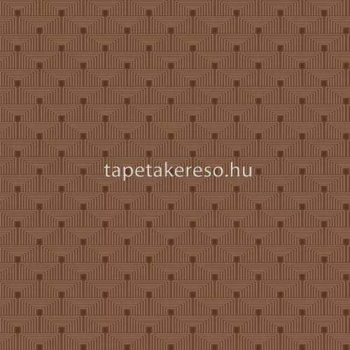 Galerie Wallcoverings Boutique vlies anyagú terrakotta, bronz színű geometriai modern tapéta