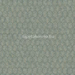   Galerie Lustre vlies anyagú zöld, arany színű art deco modern tapéta
