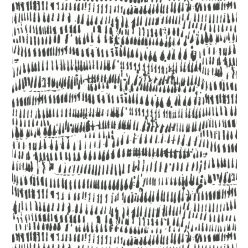   A Street Prints Happy vlies anyagú fehér, fekete színű absztrakt modern tapéta