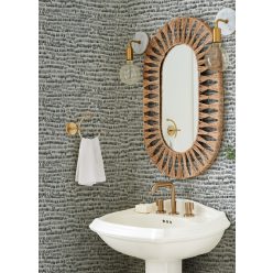   A Street Prints Happy vlies anyagú fehér, fekete színű absztrakt modern tapéta