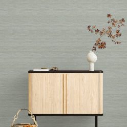   A Street Prints Aura vlies anyagú szürke, kék, zöld színű szövethatású modern, natural tapéta