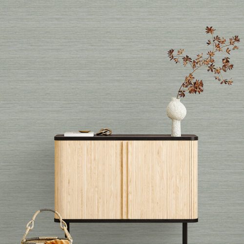 A Street Prints Aura vlies anyagú szürke, kék, zöld színű szövethatású modern, natural tapéta