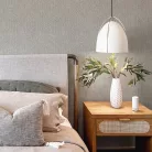 A Street Prints Aura vlies anyagú szürke, fehér színű chevron, szövethatású modern, natural tapéta