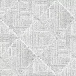   A Street Prints Scott Living II vlies anyagú fehér, szürke színű geometriai modern, natural tapéta