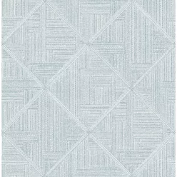   A Street Prints Scott Living II vlies anyagú fehér, zöld színű geometriai modern, natural tapéta