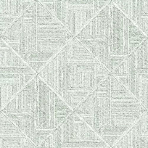 A Street Prints Scott Living II vlies anyagú fehér, zöld színű geometriai modern, natural tapéta