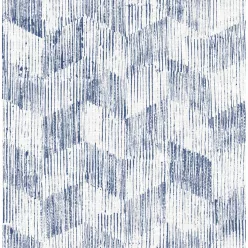   A Street Prints Scott Living II vlies anyagú kék, szürke színű 3d, vonalas, geometriai modern, natural tapéta