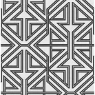 A Street Prints Scott Living II vlies anyagú törtfehér, fekete színű geometriai modern, natural tapéta