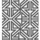 A Street Prints Scott Living II vlies anyagú törtfehér, fekete színű geometriai modern, natural tapéta