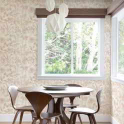   A Street Prints Scott Living II vlies anyagú beige, barna, barack színű virágos modern, natural tapéta