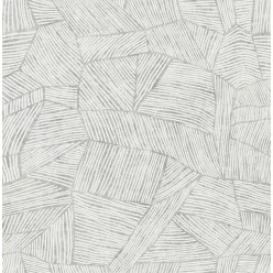   A Street Prints Seychelles vlies anyagú szürke színű vonalas, geometriai modern, natural tapéta