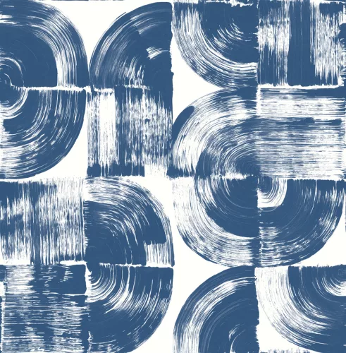 A Street Prints Seychelles vlies anyagú fehér, kék színű geometriai modern, natural tapéta