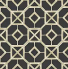 A Street Prints Seychelles vlies anyagú fekete, fehér, arany színű geometriai modern, natural tapéta