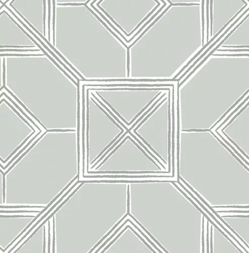 A Street Prints Seychelles vlies anyagú szürke, fehér, ezüst színű geometriai modern, natural tapéta