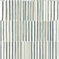   A Street Prints Seychelles vlies anyagú fehér, szürke, türkiz színű csíkos, geometriai modern, natural tapéta