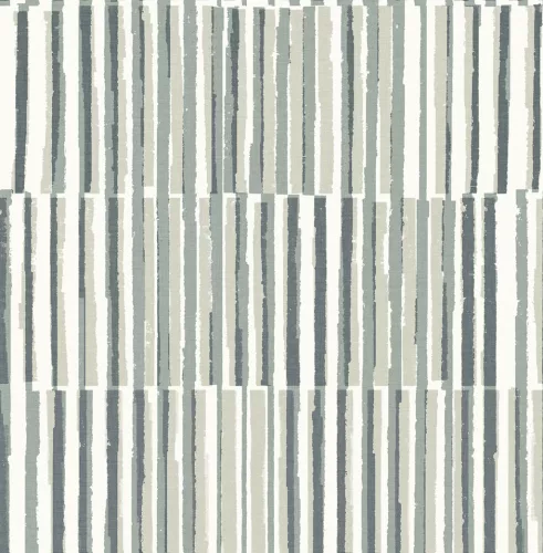 A Street Prints Seychelles vlies anyagú fehér, szürke, türkiz színű csíkos, geometriai modern, natural tapéta