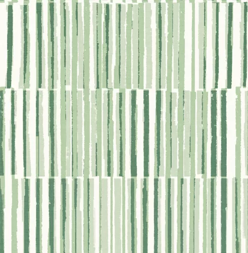 A Street Prints Seychelles vlies anyagú fehér, zöld színű csíkos, geometriai modern, natural tapéta