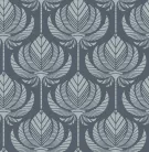 A Street Prints Seychelles vlies anyagú kék színű leveles modern, natural tapéta