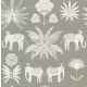 A Street Prints Seychelles vlies anyagú szürke színű állatos, növényes modern, natural tapéta
