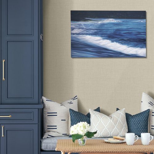 A Street Prints Aura vlies anyagú beige színű szövethatású modern, natural tapéta