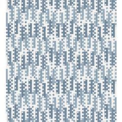   A Street Prints Hannah vlies anyagú kék, fehér színű pöttyös, geometriai modern tapéta