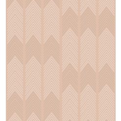   A Street Prints Hannah vlies anyagú barack, fehér, szürke színű chevron, vonalas modern tapéta