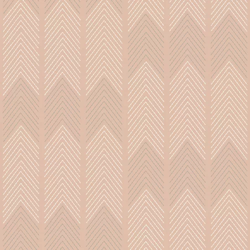 A Street Prints Hannah vlies anyagú barack, fehér, szürke színű chevron, vonalas modern tapéta
