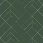 A Street Prints Hannah vlies anyagú zöld, arany színű geometriai modern tapéta
