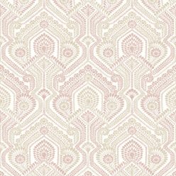   A Street Prints GEORGIA vlies anyagú fehér, beige, rózsaszín színű etno modern tapéta