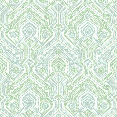 A Street Prints GEORGIA vlies anyagú fehér, zöld, kék színű etno modern tapéta