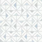 A Street Prints GEORGIA vlies anyagú törtfehér, szürke, kék színű geometriai modern tapéta