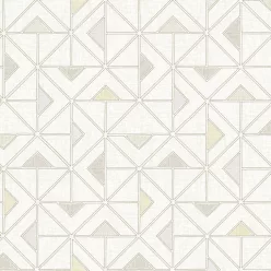   A Street Prints GEORGIA vlies anyagú törtfehér, barna, zöld színű geometriai modern tapéta