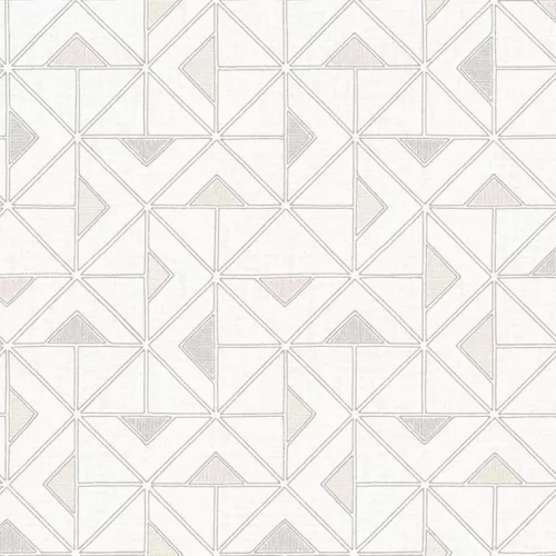 A Street Prints GEORGIA vlies anyagú törtfehér, barna színű geometriai modern tapéta