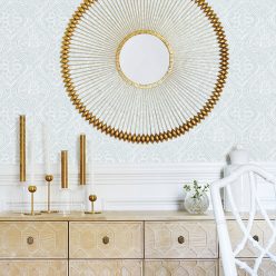   A Street Prints GEORGIA vlies anyagú fehér, kék színű etno modern tapéta