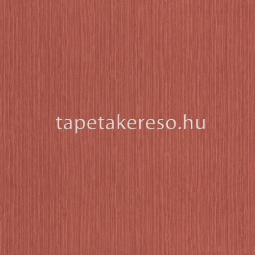 Casadeco Fiber vlies, vinyl anyagú terrakotta színű egyszínű, vonalas, struktúrált modern tapéta