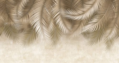 Adawall Fiji vlies, vinyl anyagú barna színű leveles modern poszter