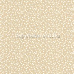   Casadeco Flower Market vlies anyagú fehér, barna, sárga színű virágos romantikus tapéta