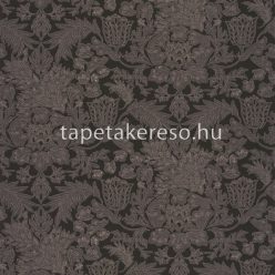   Casadeco FIVE O’CLOCK vlies, vinyl anyagú szürke, fekete színű virágos, leveles klasszikus tapéta