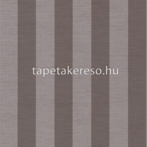Casadeco FIVE O’CLOCK vlies, vinyl anyagú szürke, barna színű csíkos modern tapéta
