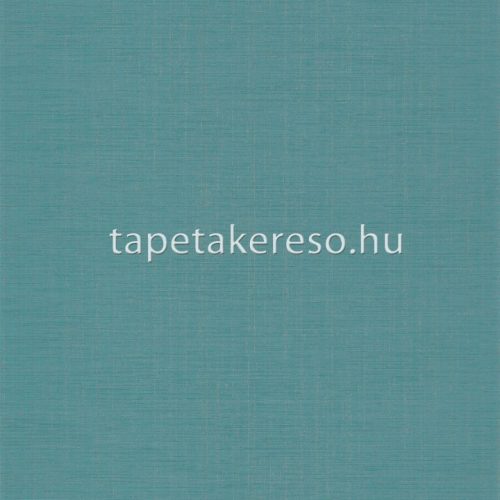 Casadeco FIVE O’CLOCK vlies, vinyl anyagú türkiz, arany színű vonalas, textilhatású modern tapéta