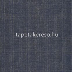   Casadeco FIVE O’CLOCK vlies, vinyl anyagú kék, arany színű vonalas, textilhatású modern tapéta