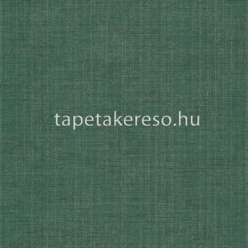 Casadeco FIVE O’CLOCK vlies, vinyl anyagú zöld, arany színű vonalas, textilhatású modern tapéta